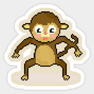 Monkeying Around Sticker